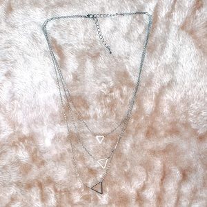 Triple Triangle Necklace